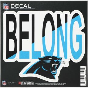 Stockdale Carolina Panthers 6" x 6" Full Color Xpression Repositionable Decal