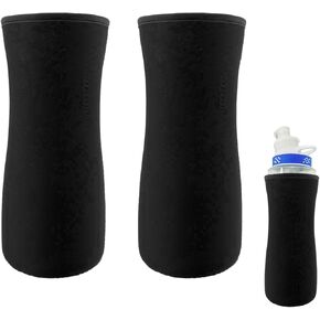 Sleeve for Cirkul Water Bottle 2Pcs, 32oz Water Bottle Sleeve for Cirkul Plastic and Stainless Steel Bottle Neoprene Insulated Water Bottle Cover for Retaining Temperature - rose Red