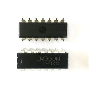 New 30Pcs for LM339 0.3V~+36V 50mA DIP-14 Low Power Quad Voltage Comparators IC LM339N