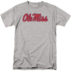 University of Mississippi Official Stacked Unisex Adult T Shirt