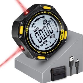 Digital Angle Finder Protractor Inclinometer Level Angle Gauge Angle Cube Level Box with 5-Sided Magnes and Backlight，Measuring Tool for Construction,Machinery and Woodworking