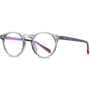HMNGY Blue Light Blocking Glasses Men/Women, Retro Frame Eyeglasses, Anti Eye Strain Phone Computer Glasses
