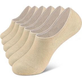 Airacker No Show Socks Womens and Men Athletic Non Slip Ankle Sock Running Low Cut Invisible Liner Thin 6 Pairs