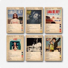 podafu Frank Ocean Posters（Set of 6） Album Cover Posters Music Canvas Posters for Room Aesthetic Wall Art Posters for Room 08x12inch(20x30cm) Style-2 in Kuwait