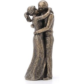 Soulmates Lovers Kissing True Love Sculpture - Perfect Wedding Anniversary Present
