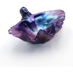 Mermaid Large Seashell Bowl Resin Nautical Clam Shell Bowl Coastal Bathroom Beach Party Wedding Goddess Seashell Bowl Figurine Gradient Color Resin Seashell for Home Decoration