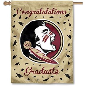 Florida State Seminoles Graduation Gift Banner Flag