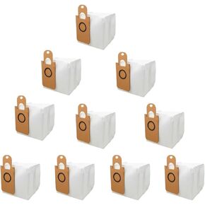 10 Pack Dust Bags Replacement for iHome AutoVac Nova Self Empty iHRV6 iHRV11 iHRV14 Robot Vacuum Bag Parts Accessories (Not Fit Nova S1 Pro)