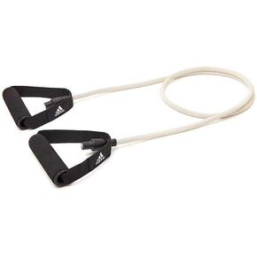 adidas Resistance Bands with Handles - Foam Grip Workout Exercise Bands for Men and Women (3 Fitness Levels)