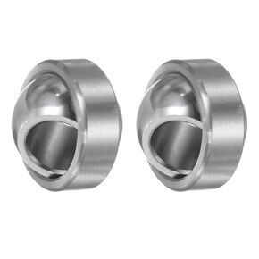 2 Pcs GEG12C Spherical Plain Bearing - [12mm x 26mm x 15mm] Pre-Lubricated Radial Spherical Plain Bearing, Chrome Steel