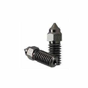 2 Pack High Temperature Wear Resistance Hardened Steel Nozzles for ELEGOO Neptune 4/Pro 3D Printer Parts… (0.4mm)