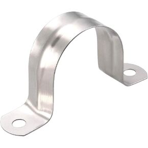 L-A 1inch Two Hole Strap U Bracket 304 Stainless Steel Tube Strap Tension Clip Assortment Kit Heavy Duty Rigid Pipe Strap Clamp 30Pcs（35mm） in Saudi Arabia