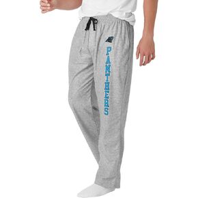 FOCO Carolina Panthers NFL Mens Athletic Gray Lounge Pants - L