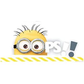 7 Inch Minion Goggles Jerry Despicable Me 2 Removable Wall Art Decal Sticker Home Decor Kids Room-6 3/4 Inch Wide by 3 Inch Tall
