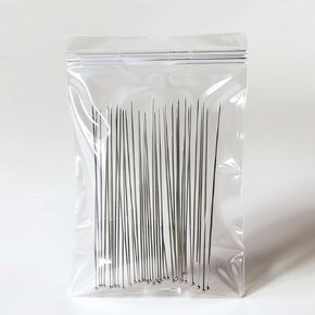 Heavy Duty Zip Bags 3"x4" 6mil Thick 50 Pack - Puncture Resistant Resealable Poly Bags - Great To Store Tools With Sharp Edges, Small Business Packaging Supplies & Home Organisation (3 * 4")