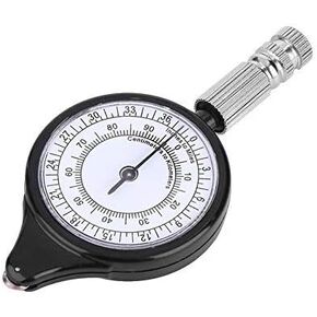 Vbestlife Mini Outdoor Map Measurer Distance Caculator Map Reading Compass Outdoor Cam Hiking Map Tool Metal Wheel Map Measuring Tool Map Measurer