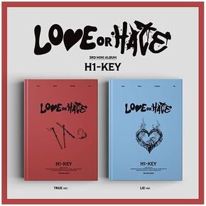 H1-KEY LOVE or HATE 3rd Mini Album (2 Ver Set)