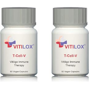 Vitiligo T-Cell-V Immune Therapy Capsules – 4 months supply