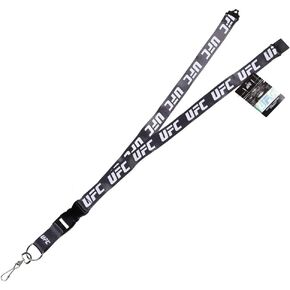 UFC Unisex Ufc Lanyard Logo Charcoal C, Gray