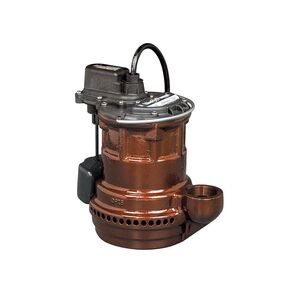 1/4 hp, Submersible Sump Pump, Cast iron, VMF vertical magnetic float, 115V and 25' quick-connect cord