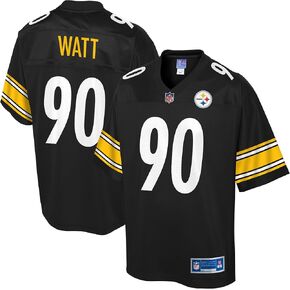 NFL PRO LINE Men's T.J. Watt Black Pittsburgh Steelers Team Player Jersey in Kuwait
