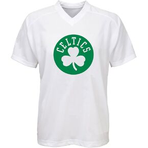 Outerstuff Boston Celtics Kids Boys Size 4-7 Primary Team Logo Jersey Shirt