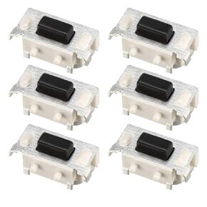 uxcell 20 Pcs Momentary Tact Tactile Push Button Switch Surface Mounted Devices SMT PCB 2 Pin 3 x 6 x 3.5mm