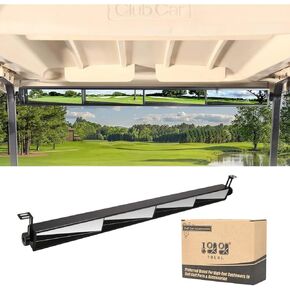 10L0L Golf Cart Mirror, 4 Panel Rear View Mirror Panoramic Wide Angle Rear View for EZGO Club Car Yamaha Car SUV Van Truck
