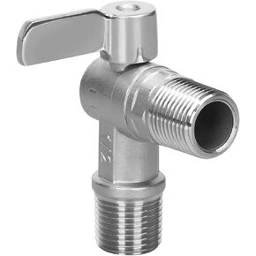 صمام زاوية من الفولاذ المقاوم للصدأ - صمام ذكر 1/2 بوصة NPT SUS304 90 درجة صمام كروي لإغلاق الكوع in Kuwait