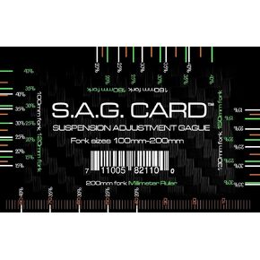 SAG Card Suspension Adjustment Gauge