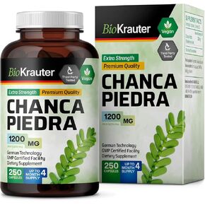 كبسولات تشانكا بيدرا - مكمل طبيعي لدعم صحة الكلى والمرارة - 1200 مجم تركيبة شانكا بيدرا العضوية لكسر الحجارة - كبسولات نباتية تكفي لمدة 3 أشهر in Kuwait