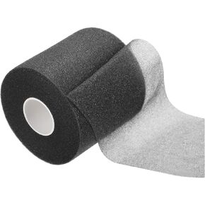 Badminton Grip Cushion Wrap - PE Tennis Badminton Racket Grip Tape Anti Slip Backing Film, Apply to Ball Racket Sports Training (30 Yard, Black)