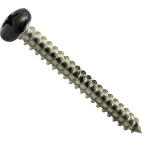 014973208417 Black Phillips Pan Sheet Metal Screws, 8 x 1-1/2, Piece-100