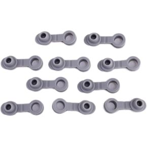 10Pcs Grey Universal Silicone Sealing Bottle Straw Hole Grommets Stopper Lids Straw Plug Replacement Tumber 20/30Oz Thermos Cup, Wine Stoppers, Wine Stoppers and Pourers