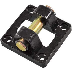 14mm Diameter Pin Pneumatic Air Cylinder Rod 4 Bolt Holes Pivot Clevis Mounting Bracket for Cylinder