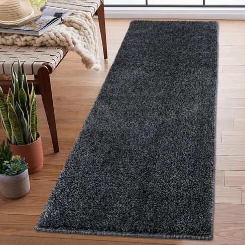 2x6 Runner Rug, Ultra Soft Fluffy Rugs Plush Shag Entryway Runners Solid Shaggy Runners Indoor Furry Long Floor Mat for Hallway Kitchen Laundry Nursery Home Decor Modern Bedside Rug, Natural in Saudi Arabia
