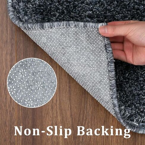 2x6 Runner Rug, Ultra Soft Fluffy Rugs Plush Shag Entryway Runners Solid Shaggy Runners Indoor Furry Long Floor Mat for Hallway Kitchen Laundry Nursery Home Decor Modern Bedside Rug, Natural in Saudi Arabia