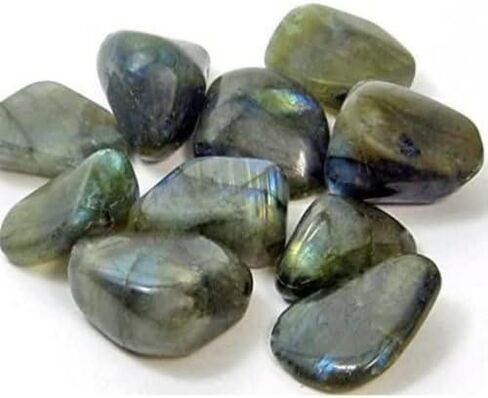 Pachamama Essentials Labradorite Tumbled - Healing Stone - Crystal Healing 20-25mm (5) in Saudi Arabia