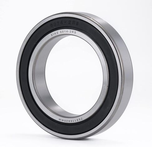 XiKe 6014-2RS Double Rubber Seal Bearings 70x110x20mm, Pre-Lubricated and Stable Performance and Cost Effective, Deep Groove Ball Bearings. in Saudi Arabia