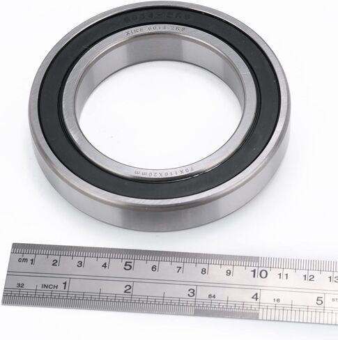 XiKe 6014-2RS Double Rubber Seal Bearings 70x110x20mm, Pre-Lubricated and Stable Performance and Cost Effective, Deep Groove Ball Bearings. in Saudi Arabia