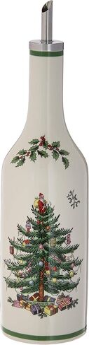 Spode Christmas Tree 3-Piece Hostess Set, 8 – Inch Butter Dish with Lid, 3 – Inch Salt and Pepper Shaker, Made of Fine Earthenware, Perfect for Hosting or as a Christmas Gift, Dishwasher Safe in Saudi Arabia