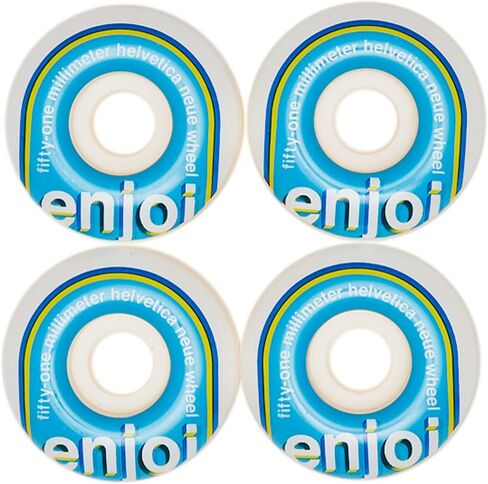 عجلات لوح التزلج إنجوي هيلفيتيكا نيو - أزرق - 51 ملم in Kuwait