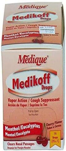 Medique 17549 Medikoff Drops Cherry, Pack of 75 in Saudi Arabia