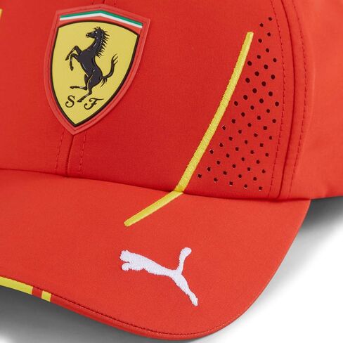 PUMA Scuderia Ferrari Kids 2024 Carlos Sainz Cap Burnt Red - Size: One Size Fits Most in Saudi Arabia