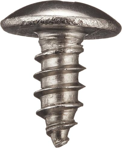 Small Parts 0806ABPT188 18-8 Stainless Steel Sheet Metal Screw, Plain Finish, Truss Head, Phillips Drive, Type AB, #8-18 Thread Size, 3/8" Length (Pack of 100) in Saudi Arabia