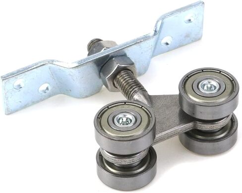 2 قطعة 4 عجلات عربة تجميع بكرات الفولاذ المقاوم للصدأ عربة تجميع بكرات مع M8 بولت تحمل عربة تجميع بكرات لانزلاق الباب in Kuwait