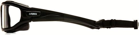 Pyramex I-Force Sporty Dual Pane Anti-Fog Goggle, Black Frame/Amber Anti-Fog Lens in Saudi Arabia