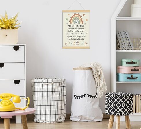 ديكور غرفة الفتيات foedor، إنها أشعة الشمس ممزوجة بإعصار صغير، ديكور حضانة الفتيات، علم حائط معلق على القماش لغرفة الفتيات وغرفة النوم وغرفة اللعب والحضانة المنزلية، 12 × 16 بوصة in Kuwait