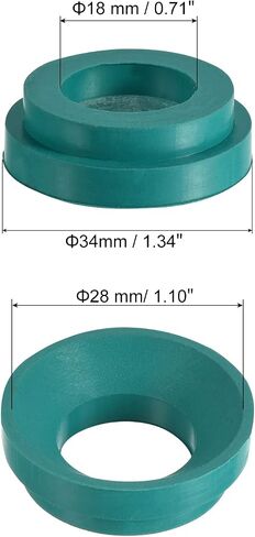 PATIKIL Sealing Gasket, Nitrile Rubber 1.34" OD x 0.71" ID O-Ring Washer Replacement for Air Hose Coupling Fitting, Green in Saudi Arabia
