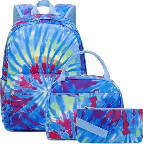 Meisohua School Backpack for Teens Girls Boys Backpack for Elementary Middle School Bookbag for Kids Backpack Lunch Bag Set in Saudi Arabia